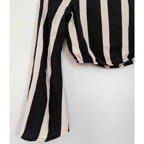 Flynn Skye Tan and Black Striped Festival Top - Picture 5 of 6